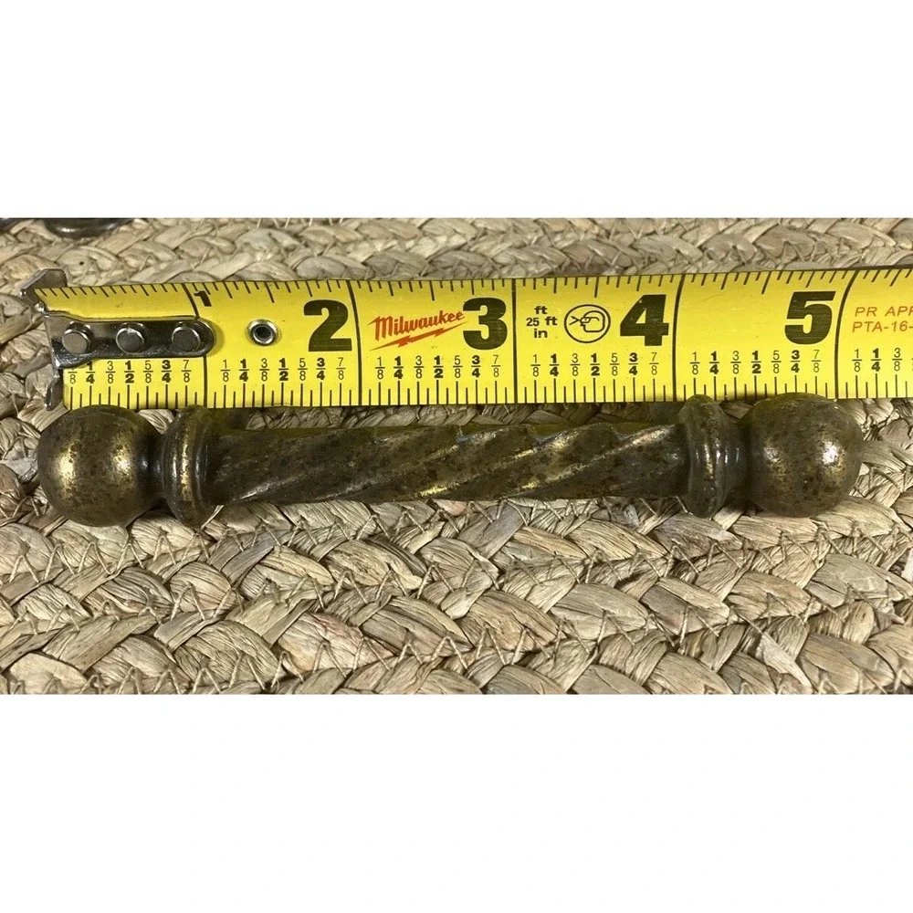 Lot Of 5‎ Vintage Drawer Pulls Brass